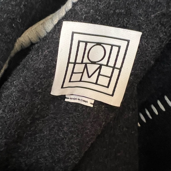Toteme scarf jacket dark grey authentic size 32 - Picture 5 of 7